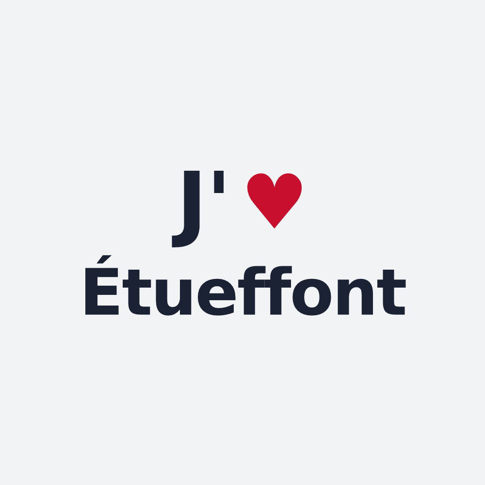 Poster personnalisé Étueffont — design J'aime Étueffont