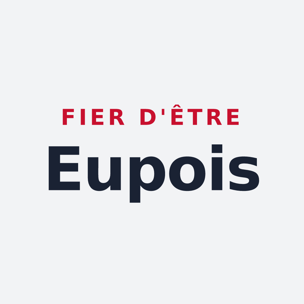 Poster « Fier d'être Eupois » — design pour Eup