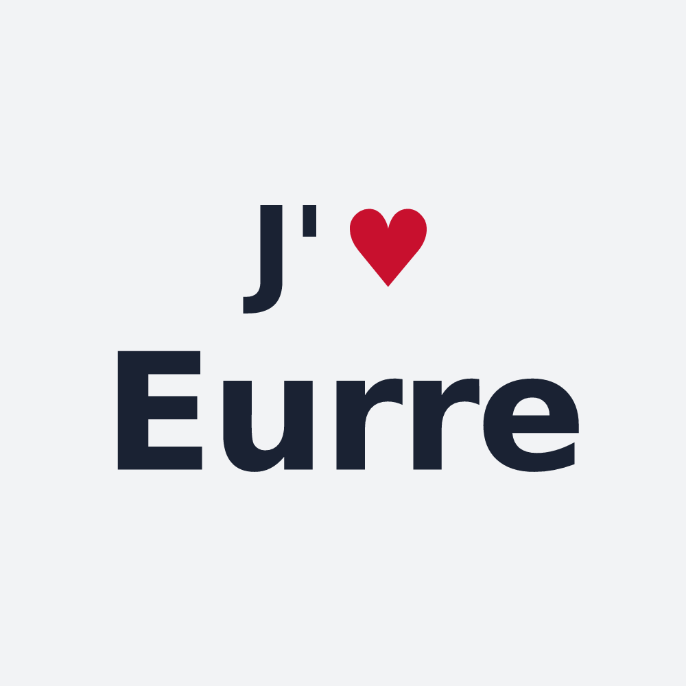 Poster personnalisé Eurre — design J'aime Eurre
