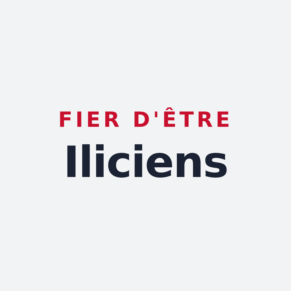 Poster « Fier d'être Iliciens » — design pour Eus