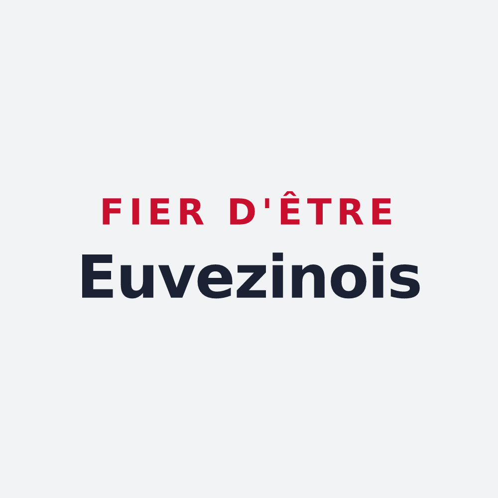 Poster « Fier d'être Euvezinois » — design pour Euvezin