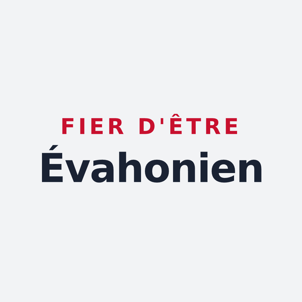 Poster « Fier d'être Évahonien » — design pour Évaux-les-Bains