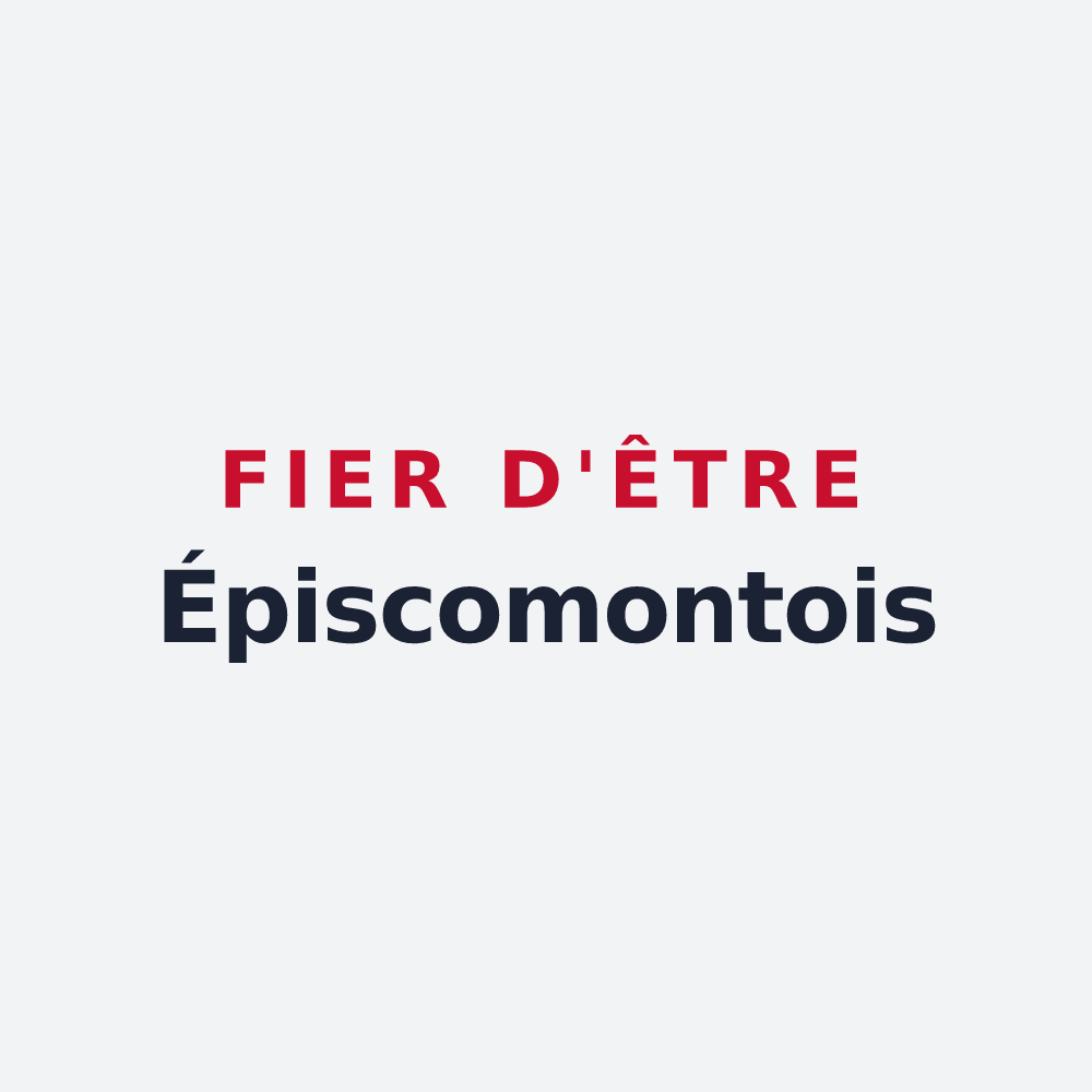 Poster « Fier d'être Épiscomontois » — design pour Évecquemont
