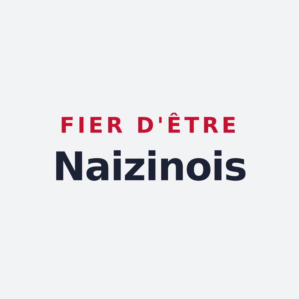 Poster « Fier d'être Naizinois » — design pour Évellys