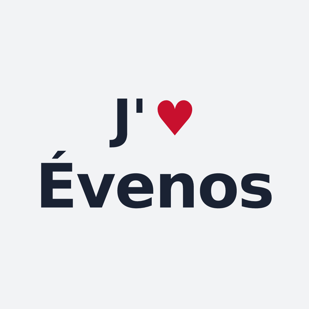 Poster personnalisé Évenos — design J'aime Évenos