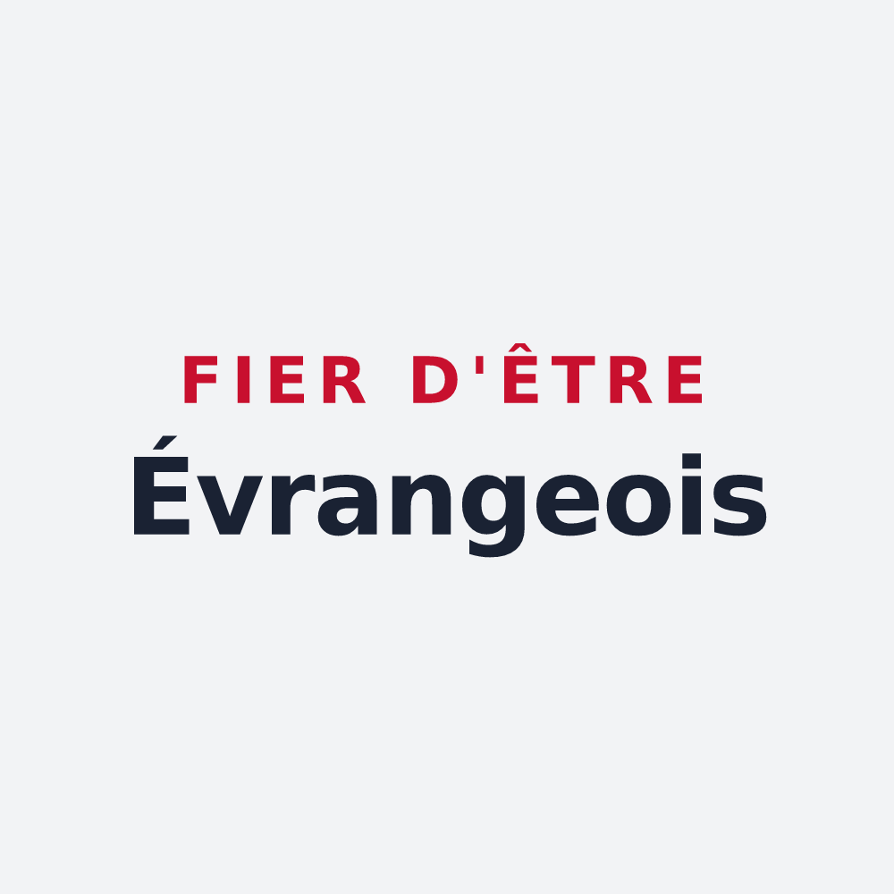 Poster « Fier d'être Évrangeois » — design pour Évrange