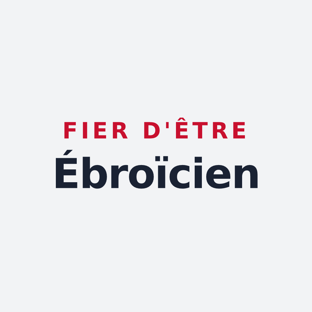 Poster « Fier d'être Ébroïcien » — design pour Évreux