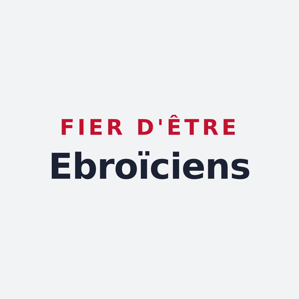 Poster « Fier d'être Ebroïciens » — design pour Évricourt
