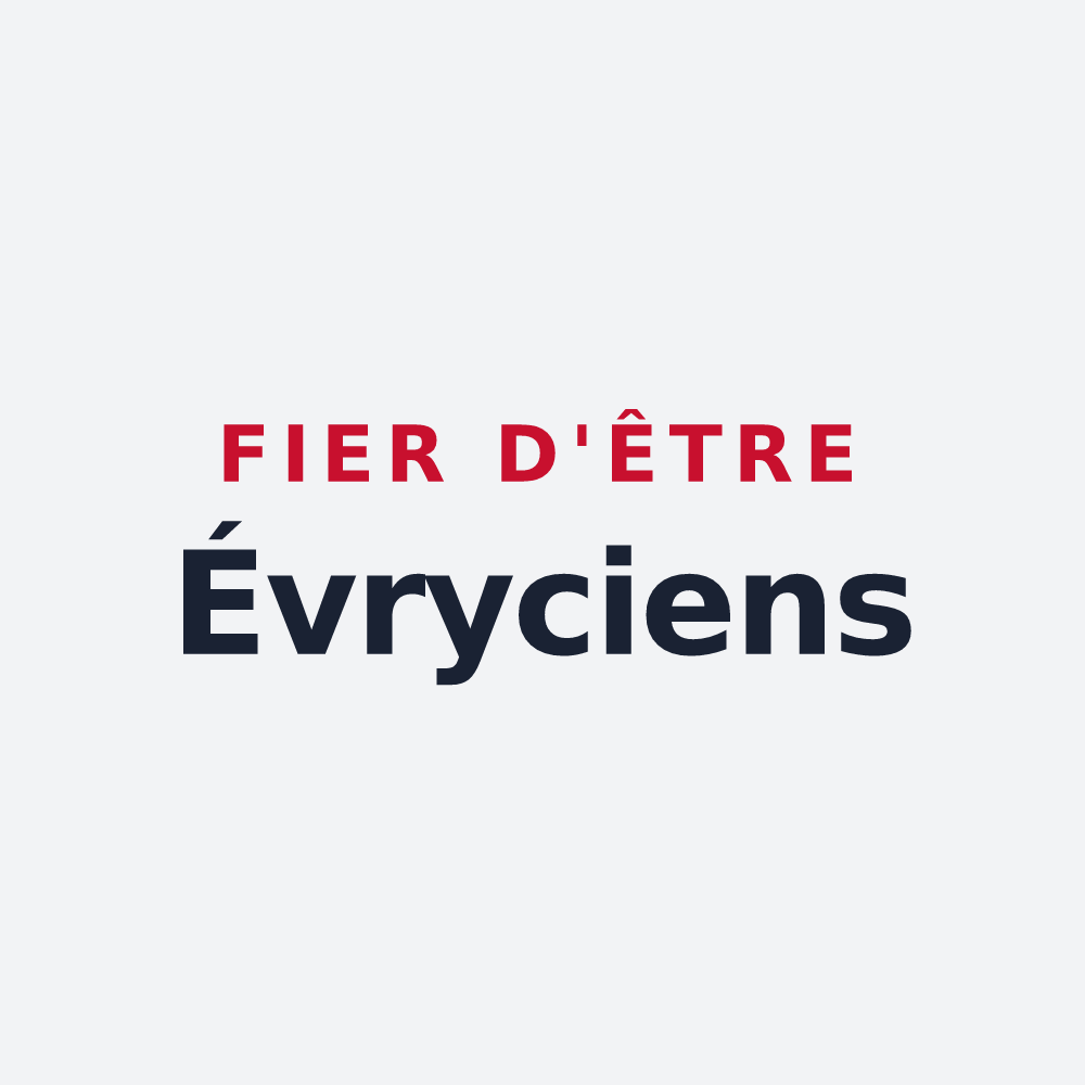Poster « Fier d'être Évryciens » — design pour Évry-Grégy-sur-Yerre