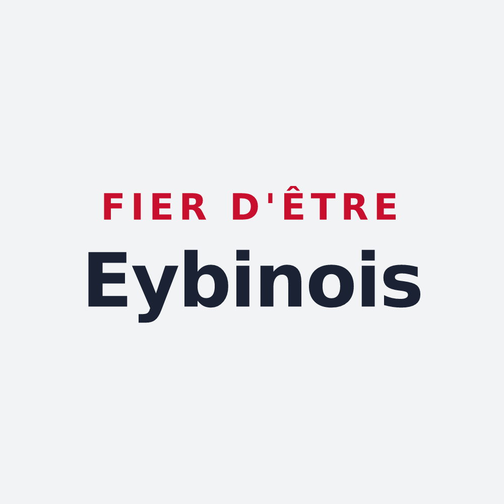 Poster « Fier d'être Eybinois » — design pour Eybens