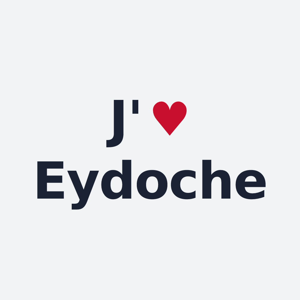 Poster personnalisé Eydoche — design J'aime Eydoche