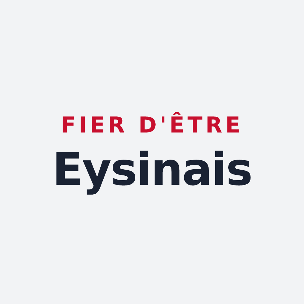 Poster « Fier d'être Eysinais » — design pour Eysines