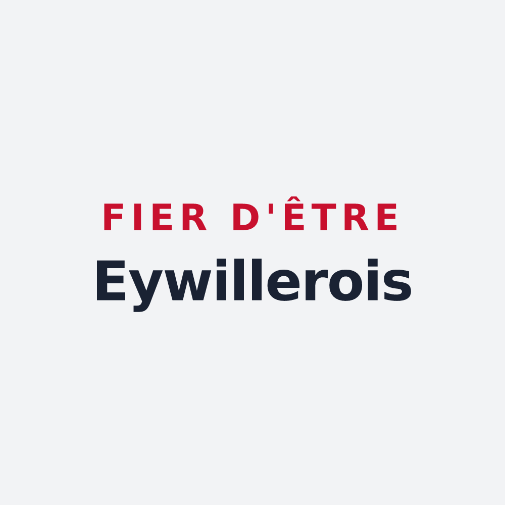 Poster « Fier d'être Eywillerois » — design pour Eywiller