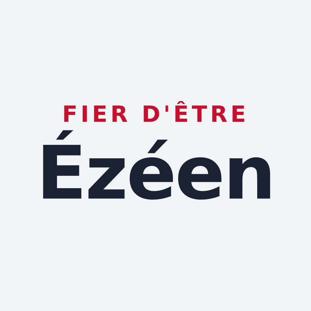 Poster « Fier d'être Ézéen » — design pour Ézy-sur-Eure