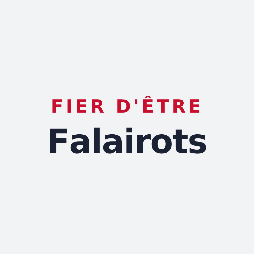 Poster « Fier d'être Falairots » — design pour Falaise
