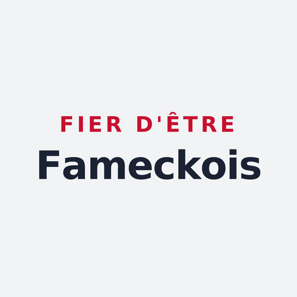 Poster « Fier d'être Fameckois » — design pour Fameck