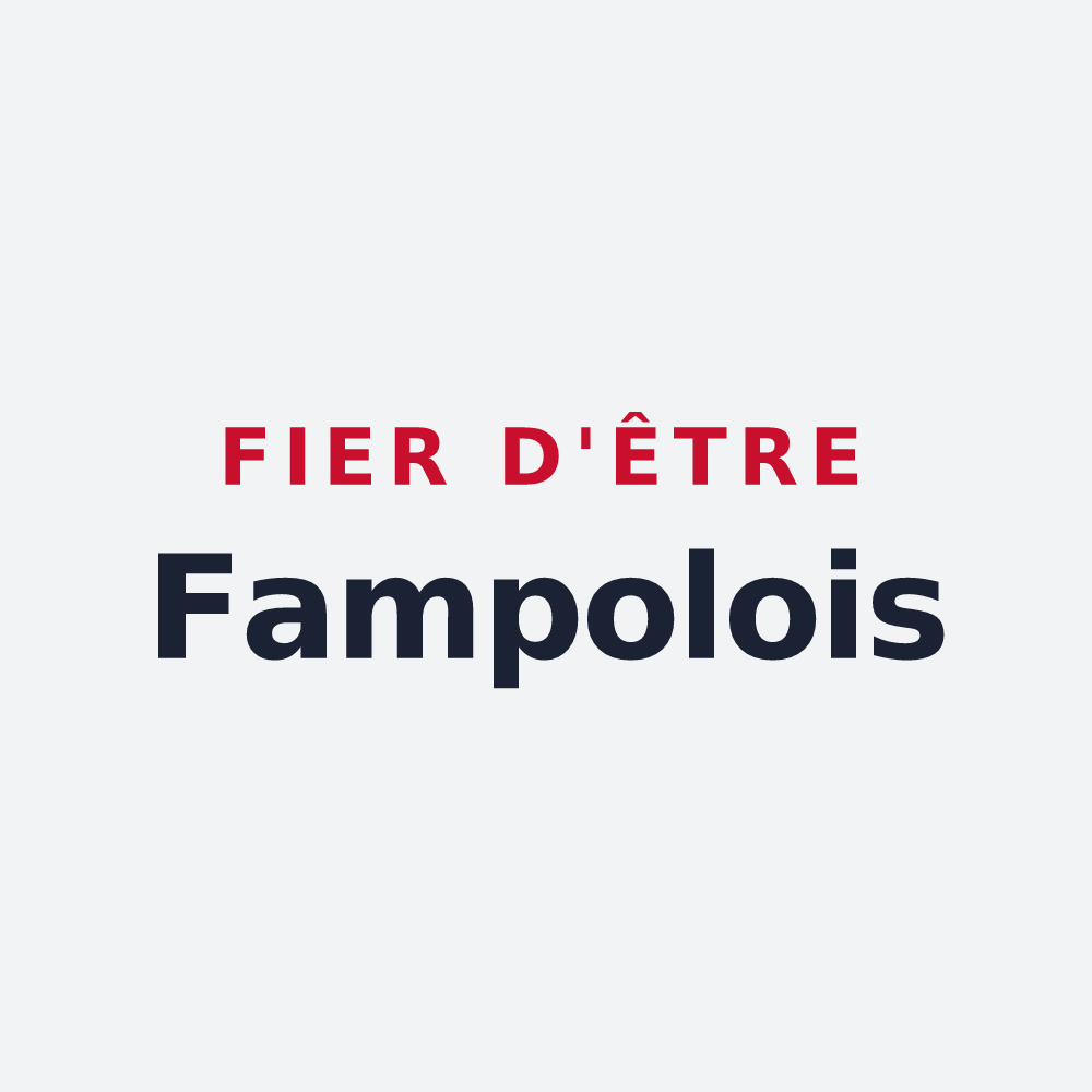 Poster « Fier d'être Fampolois » — design pour Fampoux