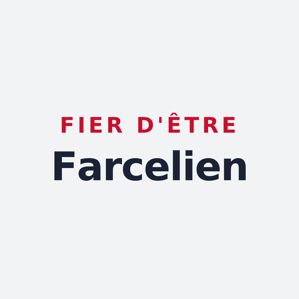 Poster « Fier d'être Farcelien » — design pour Farceaux