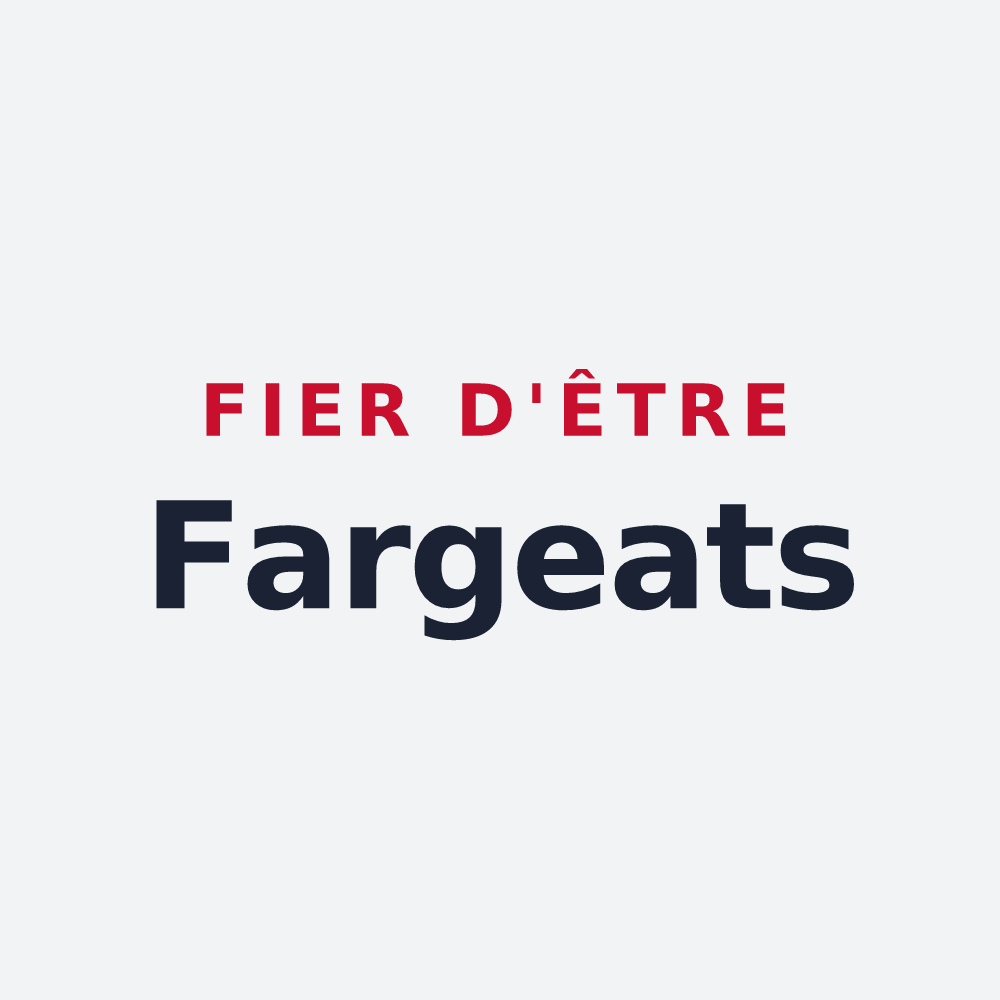 Poster « Fier d'être Fargeats » — design pour Farges-lès-Mâcon