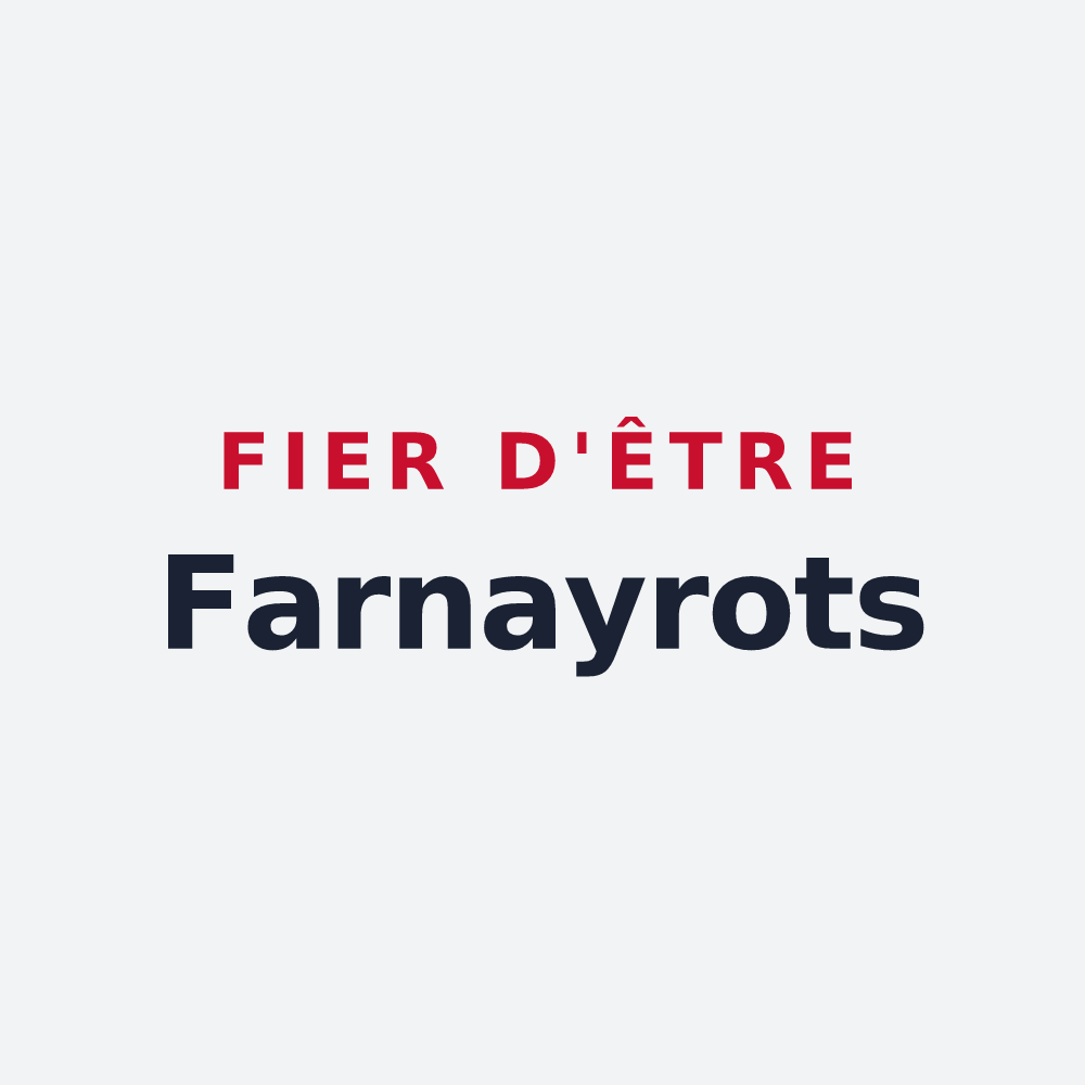 Poster « Fier d'être Farnayrots » — design pour Farnay