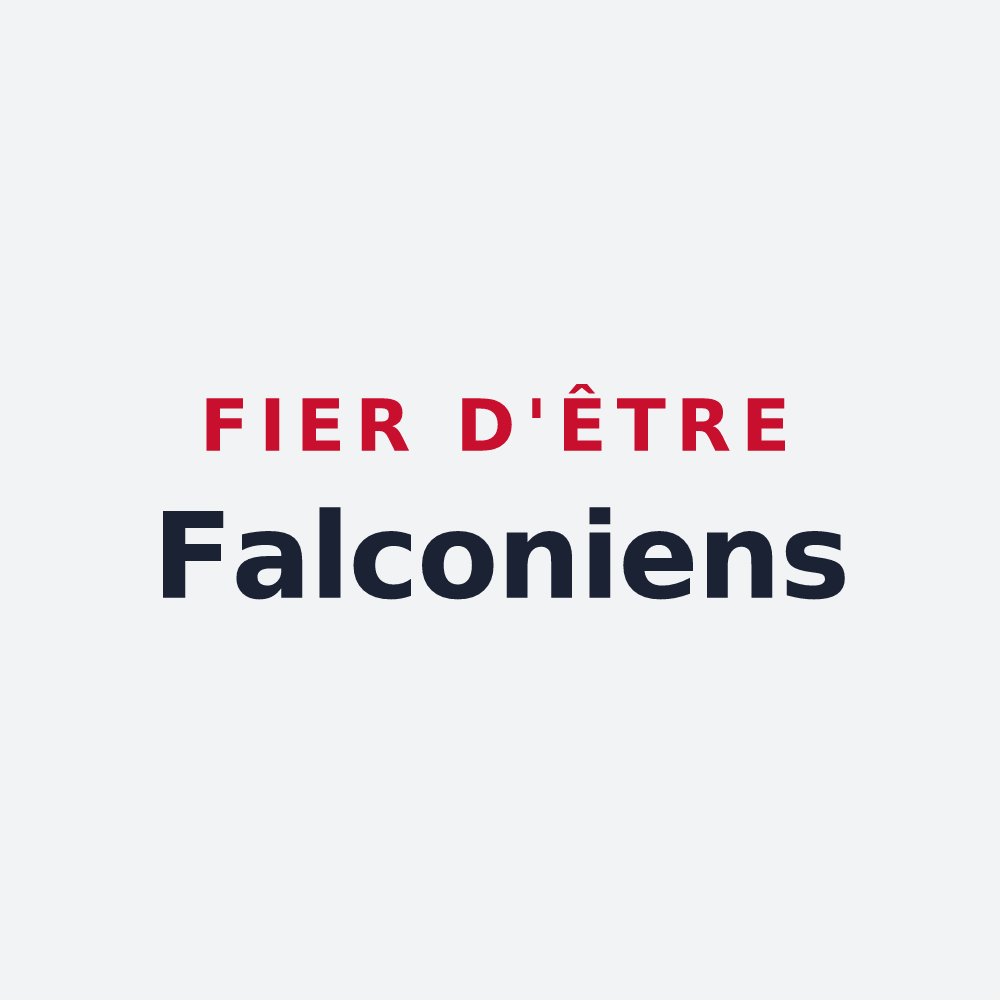 Poster « Fier d'être Falconiens » — design pour Faucogney-et-la-Mer