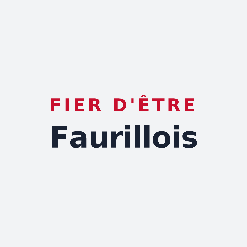 Poster « Fier d'être Faurillois » — design pour Faurilles
