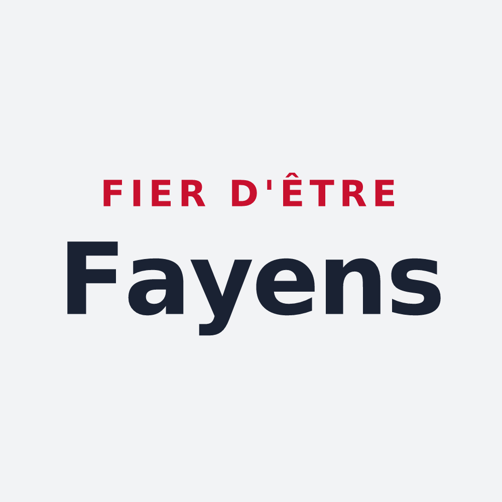 Poster « Fier d'être Fayens » — design pour Fay-de-Bretagne