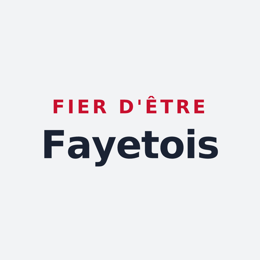 Poster « Fier d'être Fayetois » — design pour Fayet