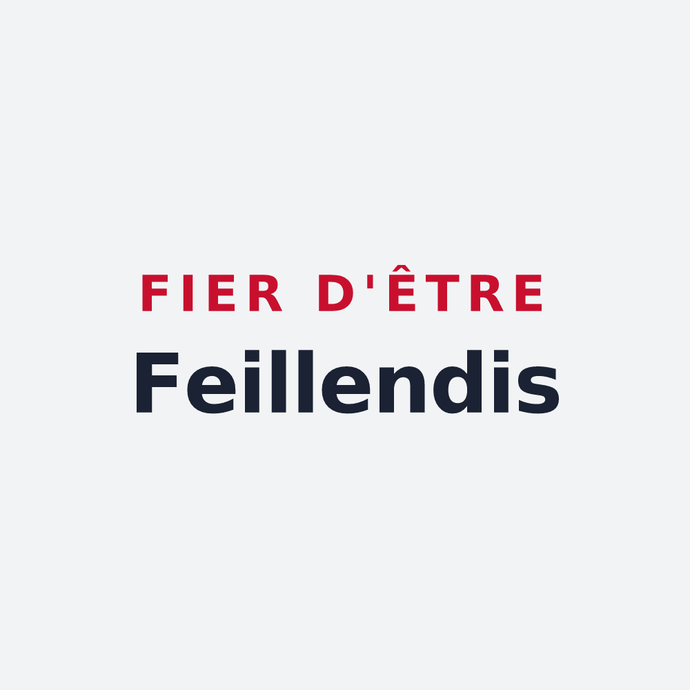 Poster « Fier d'être Feillendis » — design pour Feillens