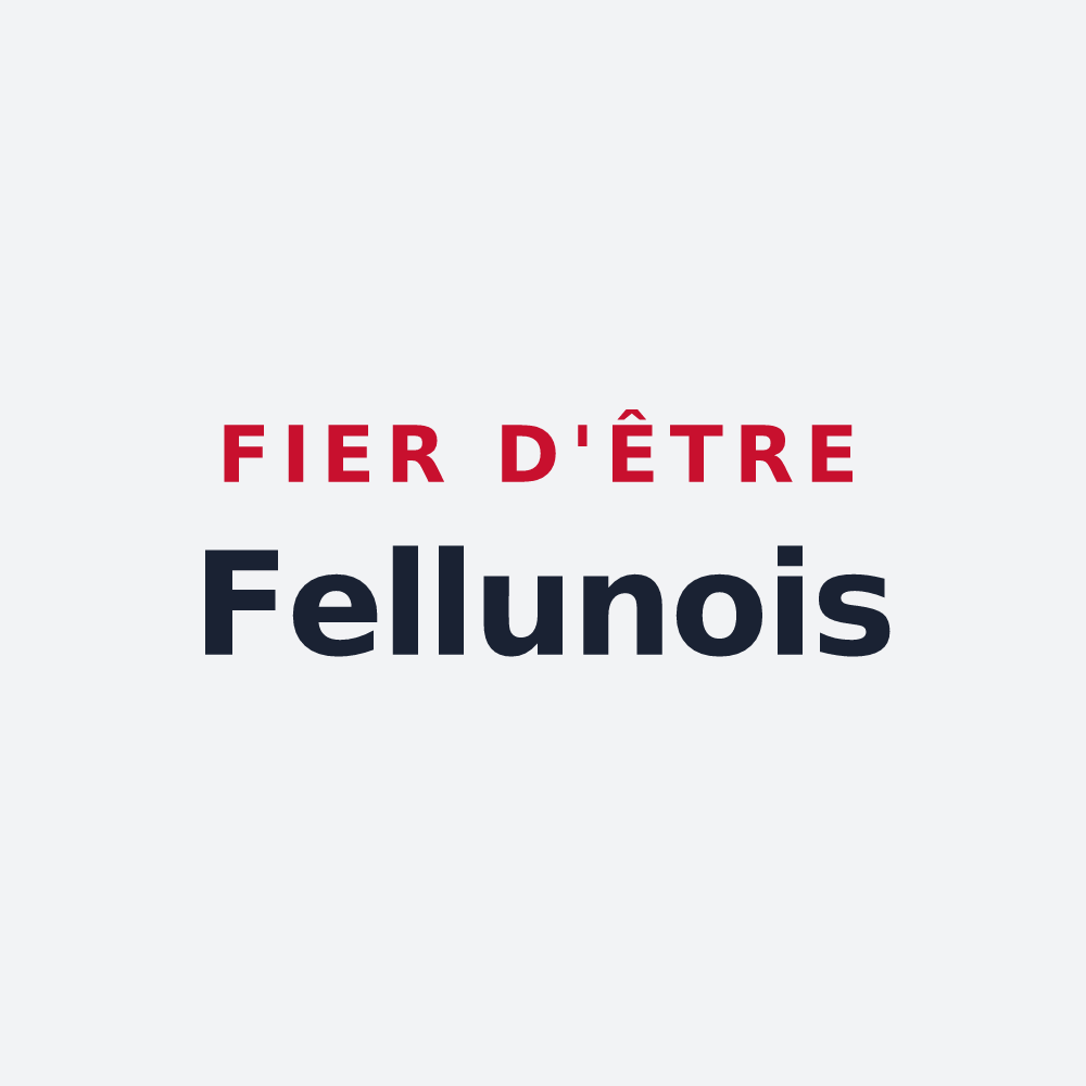 Poster « Fier d'être Fellunois » — design pour Feilluns