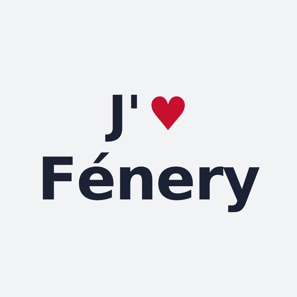 Poster personnalisé Fénery — design J'aime Fénery