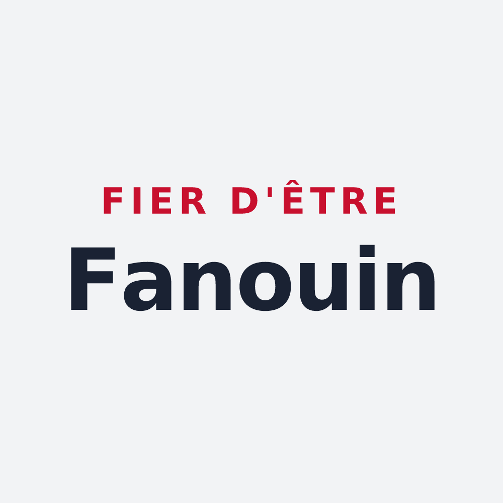Poster « Fier d'être Fanouin » — design pour Feneu