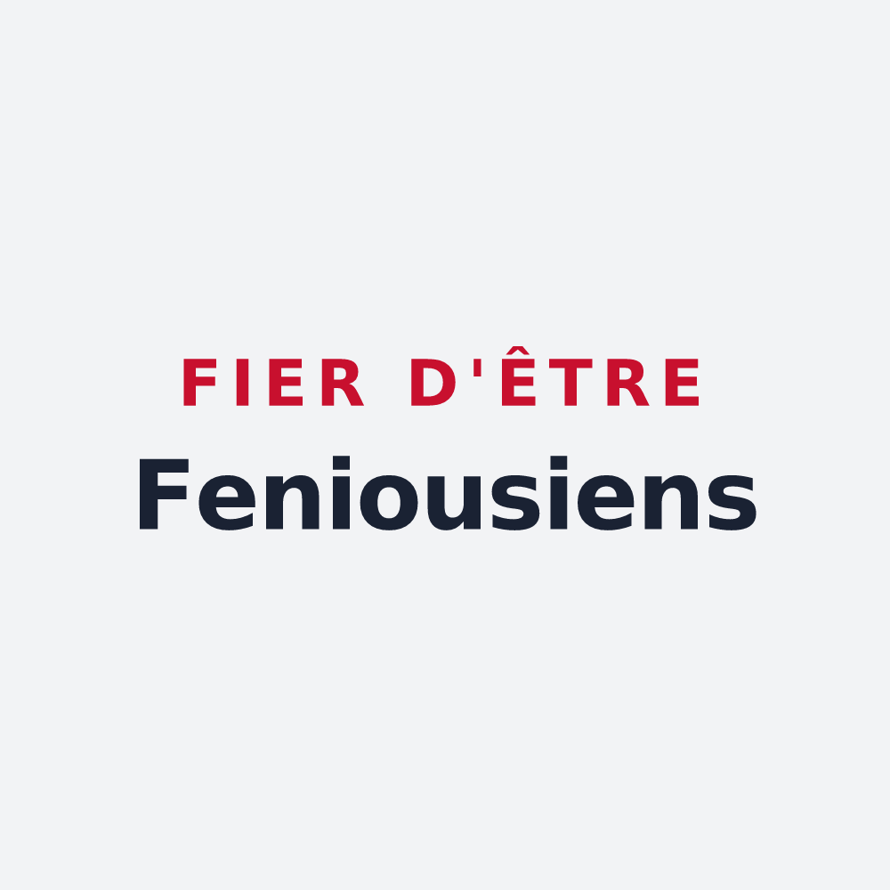 Poster « Fier d'être Feniousiens » — design pour Fenioux