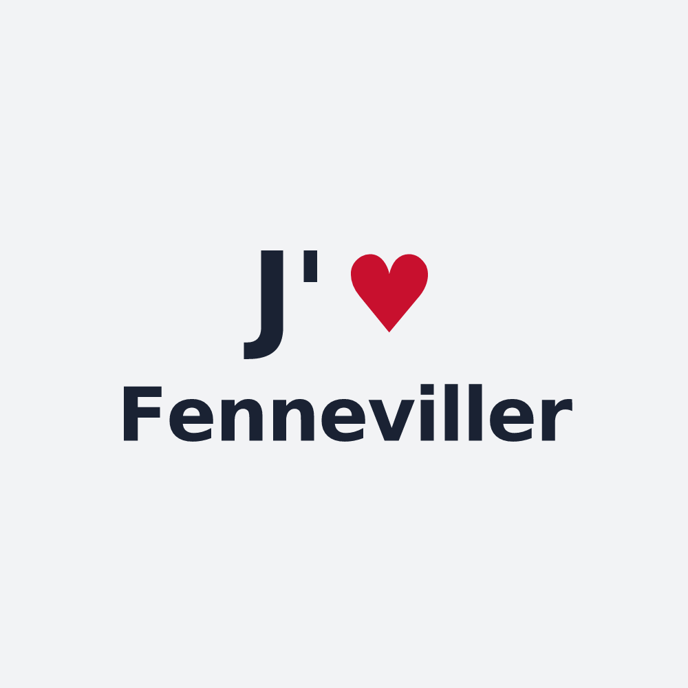 Poster personnalisé Fenneviller — design J'aime Fenneviller