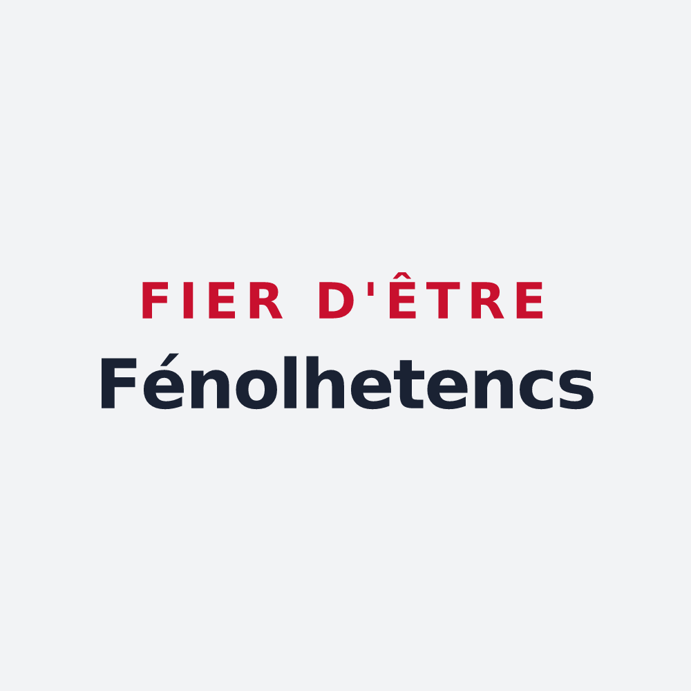Poster « Fier d'être Fénolhetencs » — design pour Fenouillet