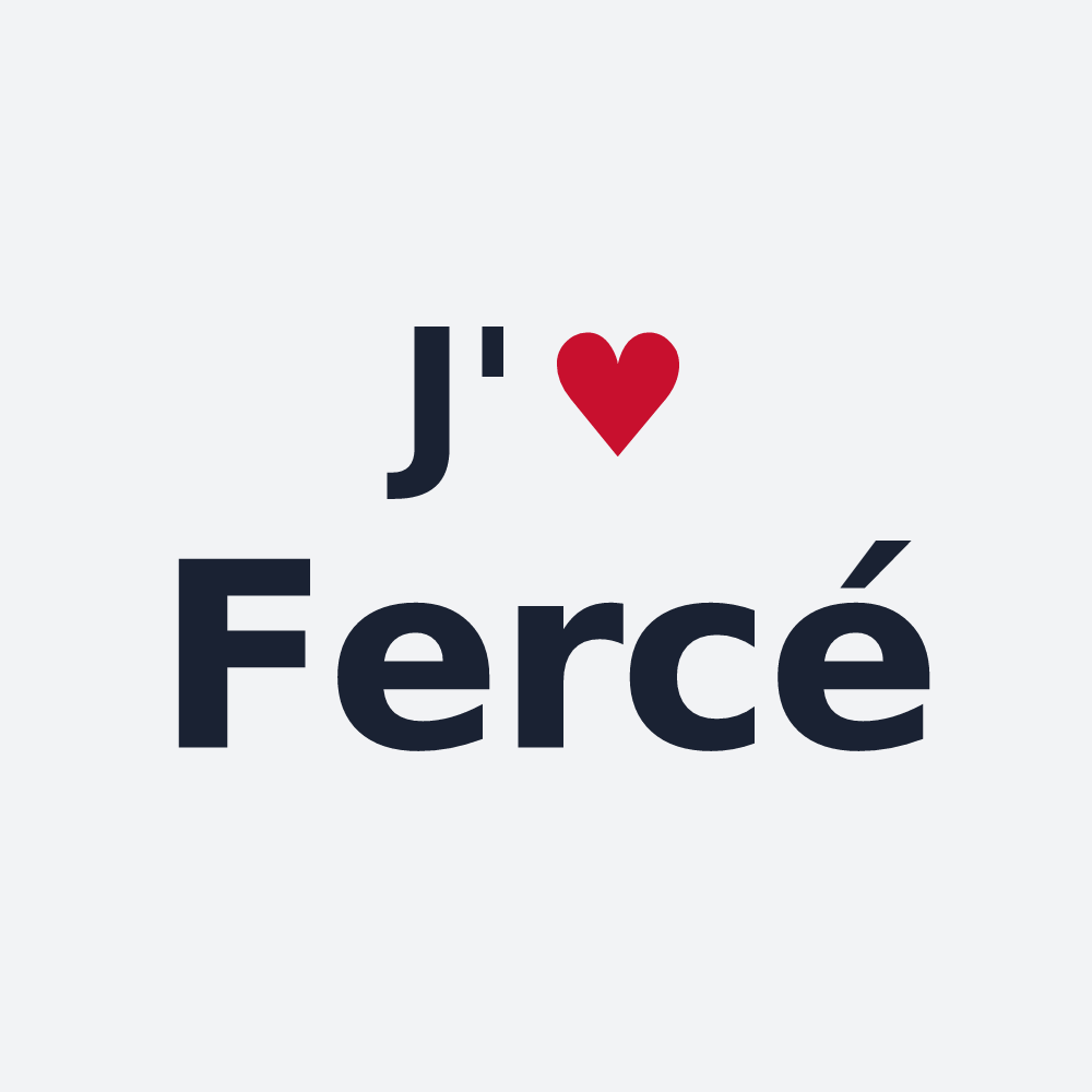 Poster personnalisé Fercé — design J'aime Fercé