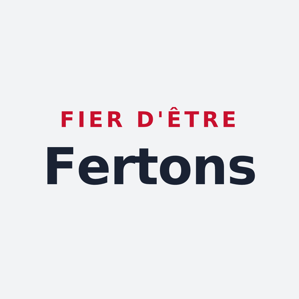 Poster « Fier d'être Fertons » — design pour Fère-Champenoise