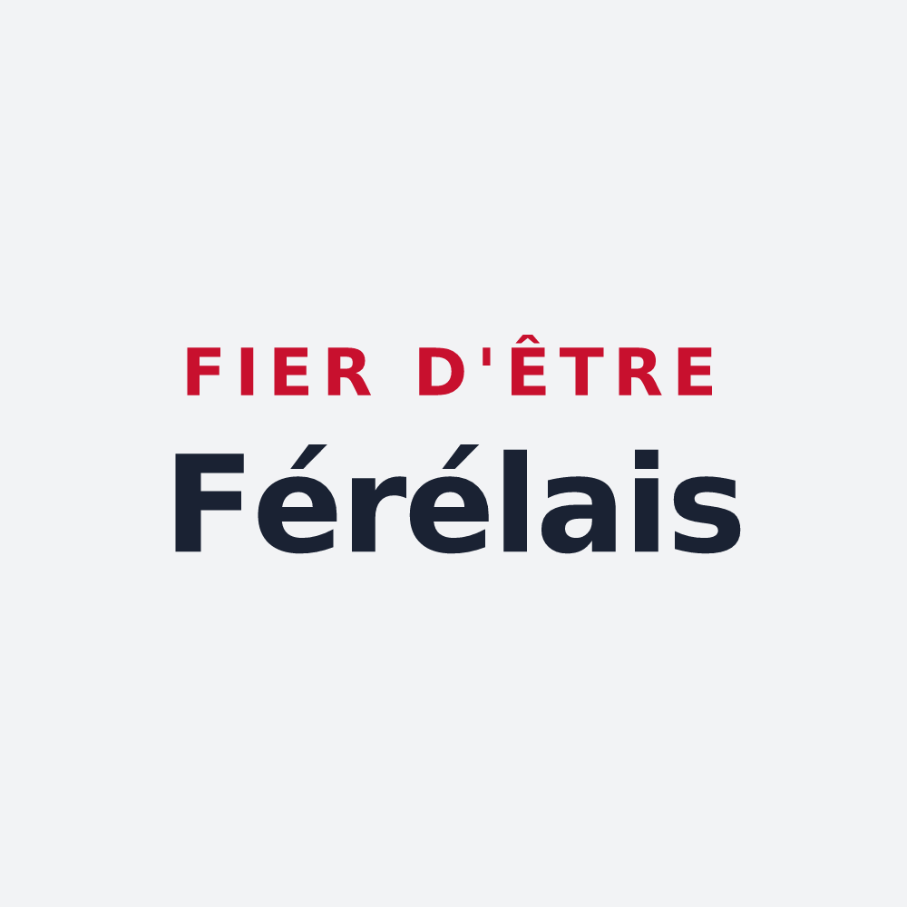 Poster « Fier d'être Férélais » — design pour Férel