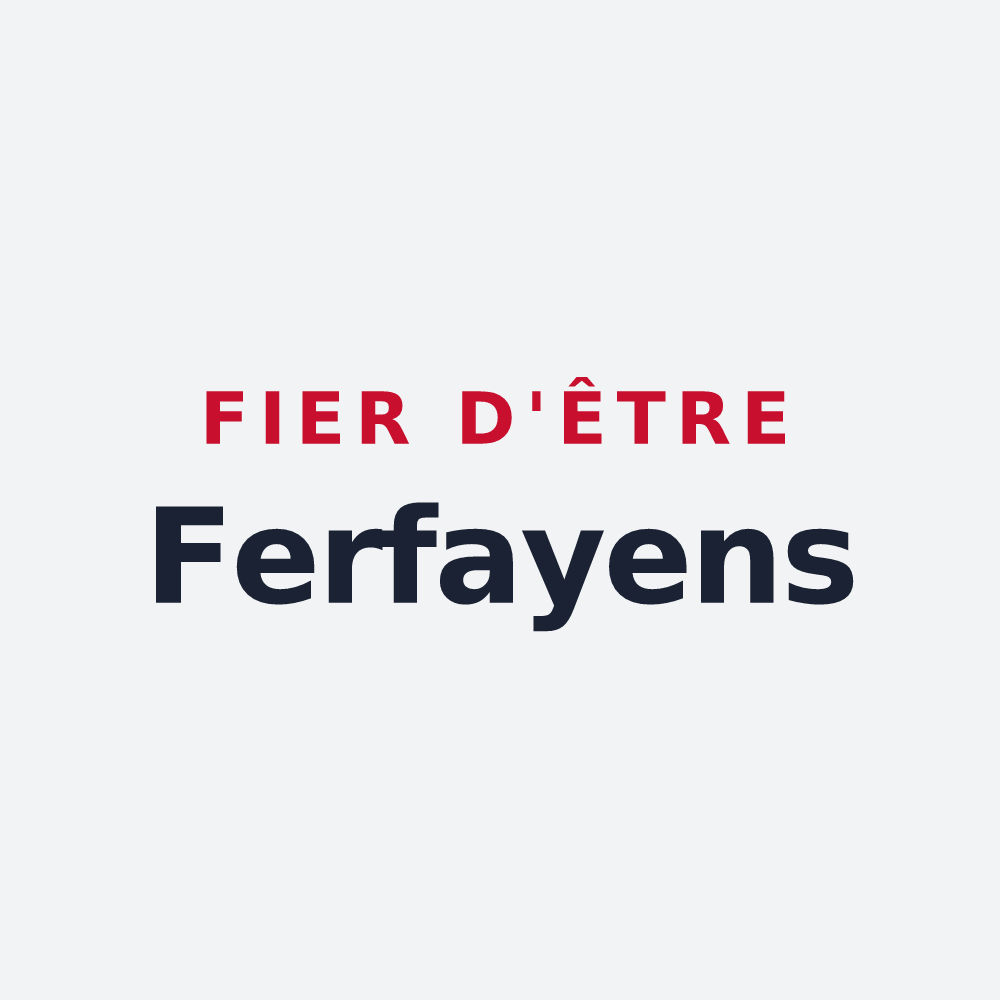 Poster « Fier d'être Ferfayens » — design pour Ferfay