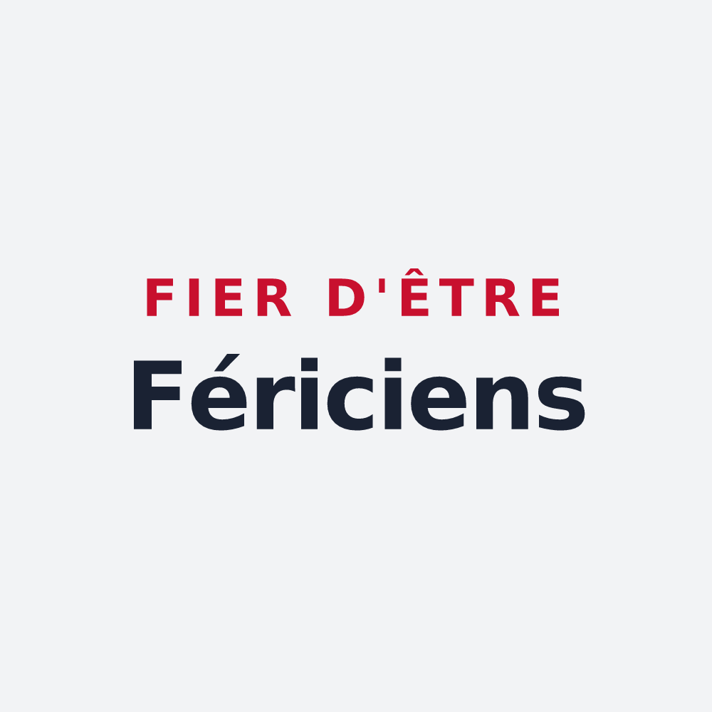 Poster « Fier d'être Fériciens » — design pour Féricy