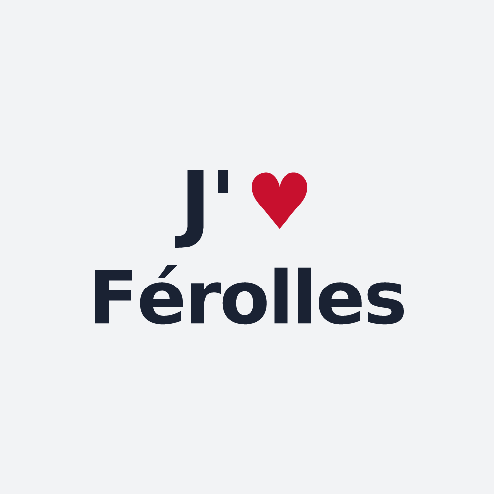 Poster personnalisé Férolles — design J'aime Férolles