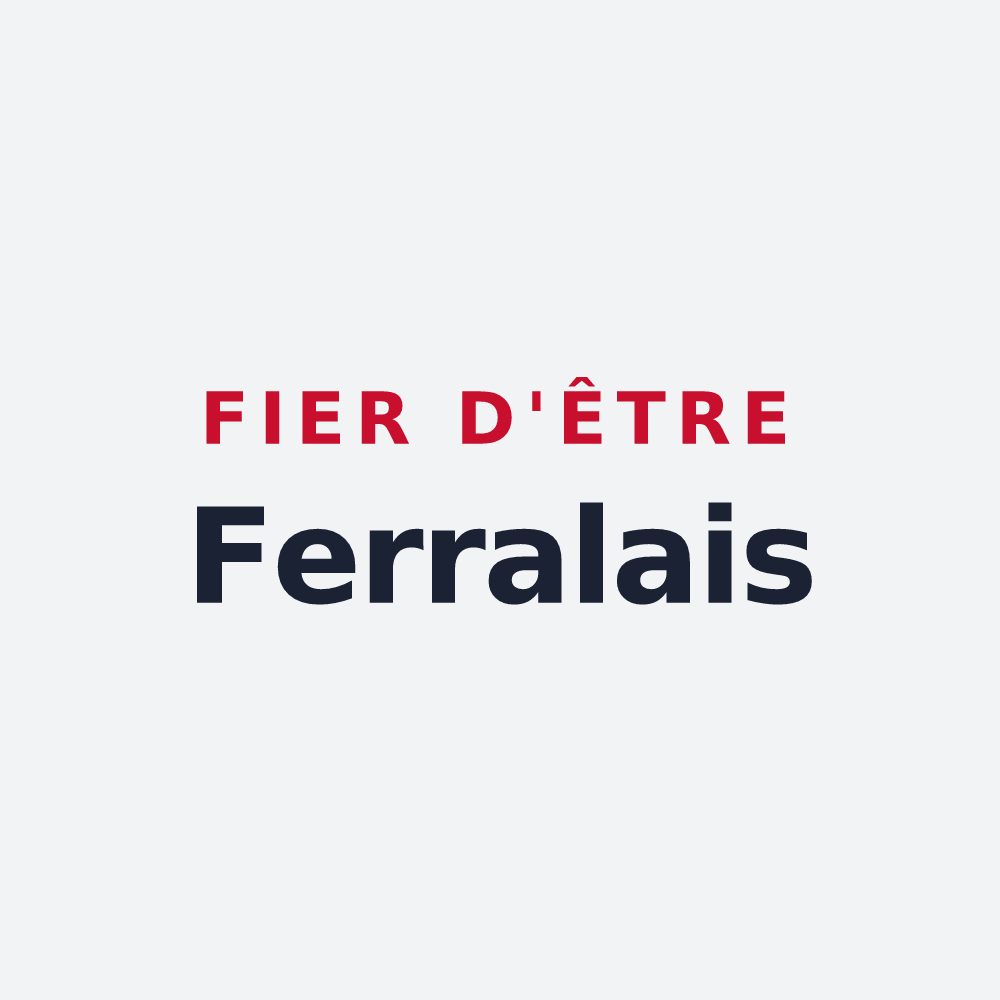 Poster « Fier d'être Ferralais » — design pour Ferrals-les-Montagnes