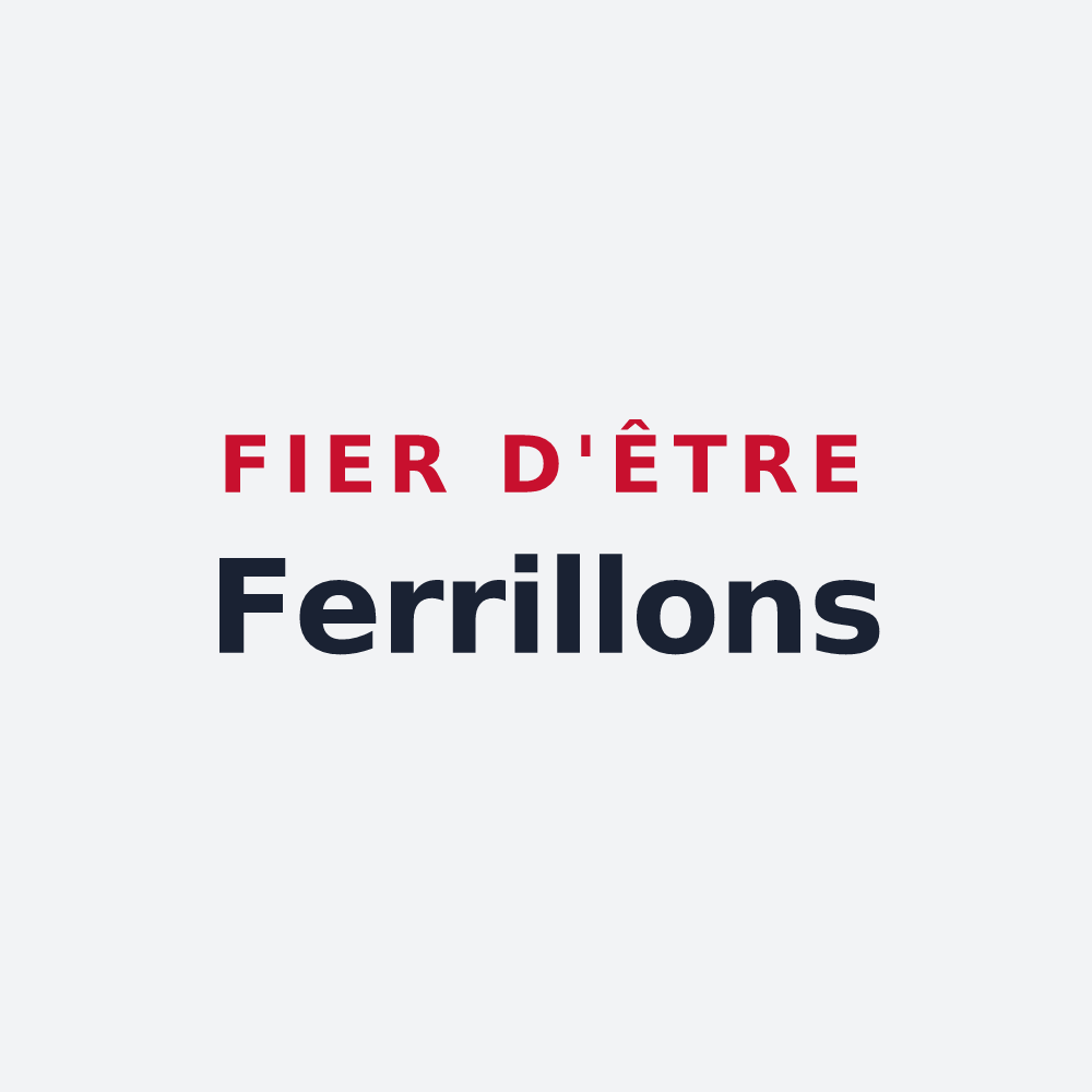 Poster « Fier d'être Ferrillons » — design pour Ferrière-Larçon
