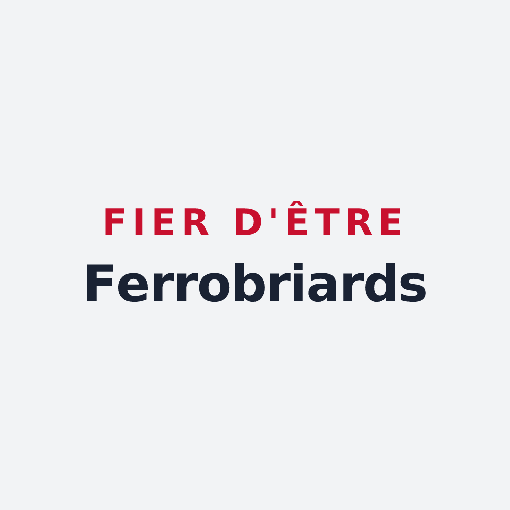 Poster « Fier d'être Ferrobriards » — design pour Ferrières-en-Brie