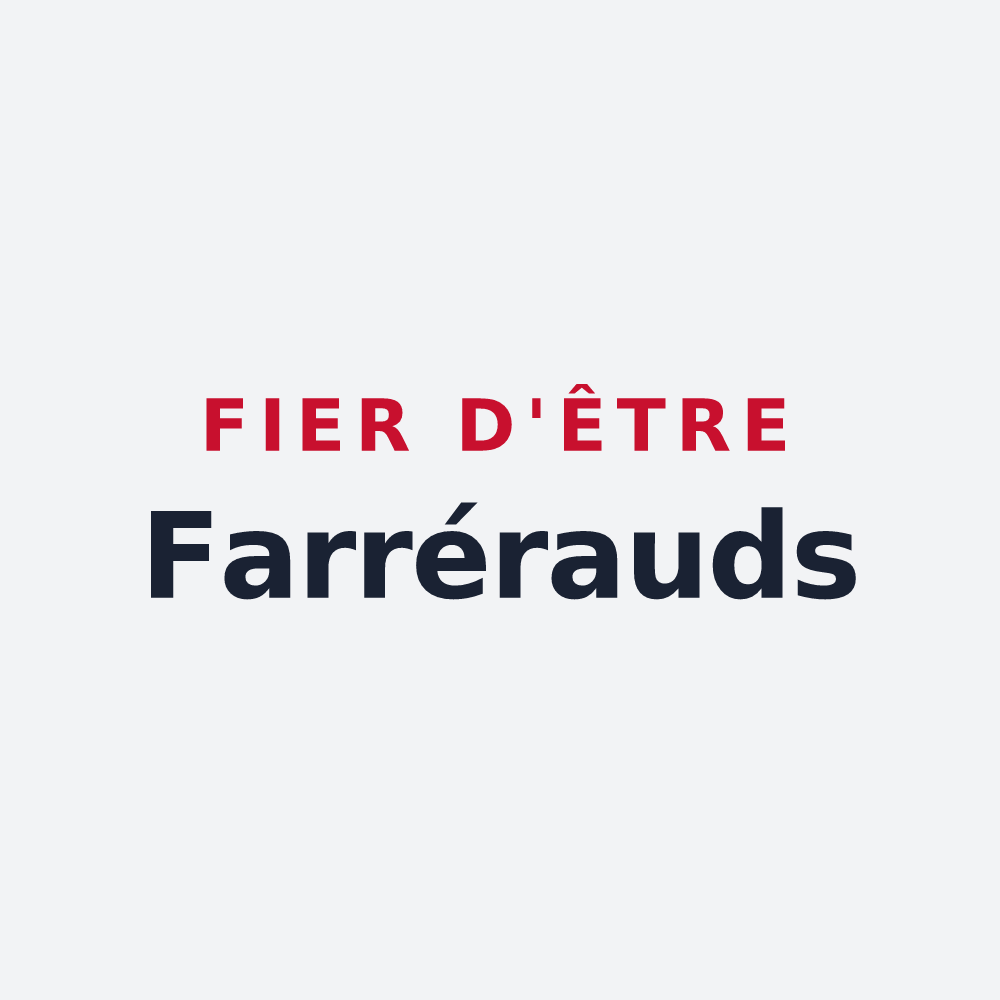 Poster « Fier d'être Farrérauds » — design pour Ferrières-sur-Sichon