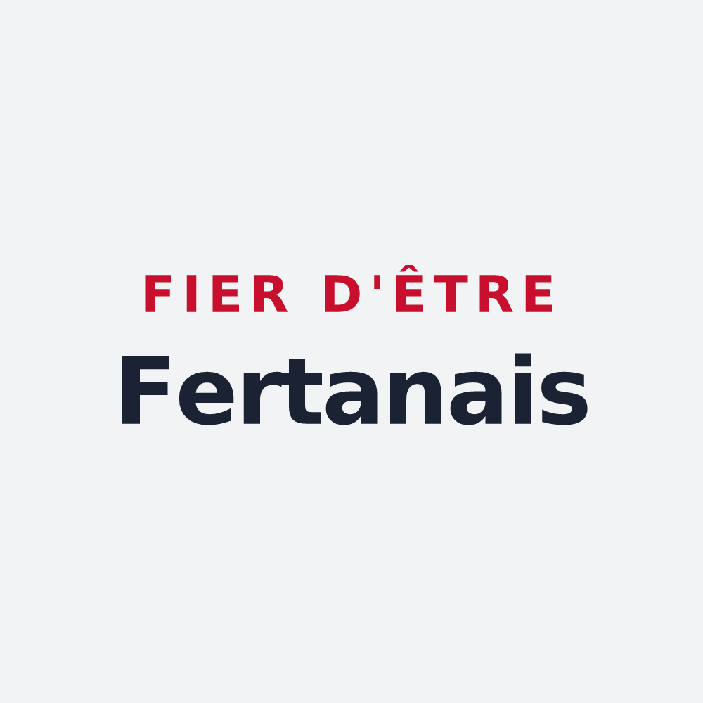 Poster « Fier d'être Fertanais » — design pour Fertans