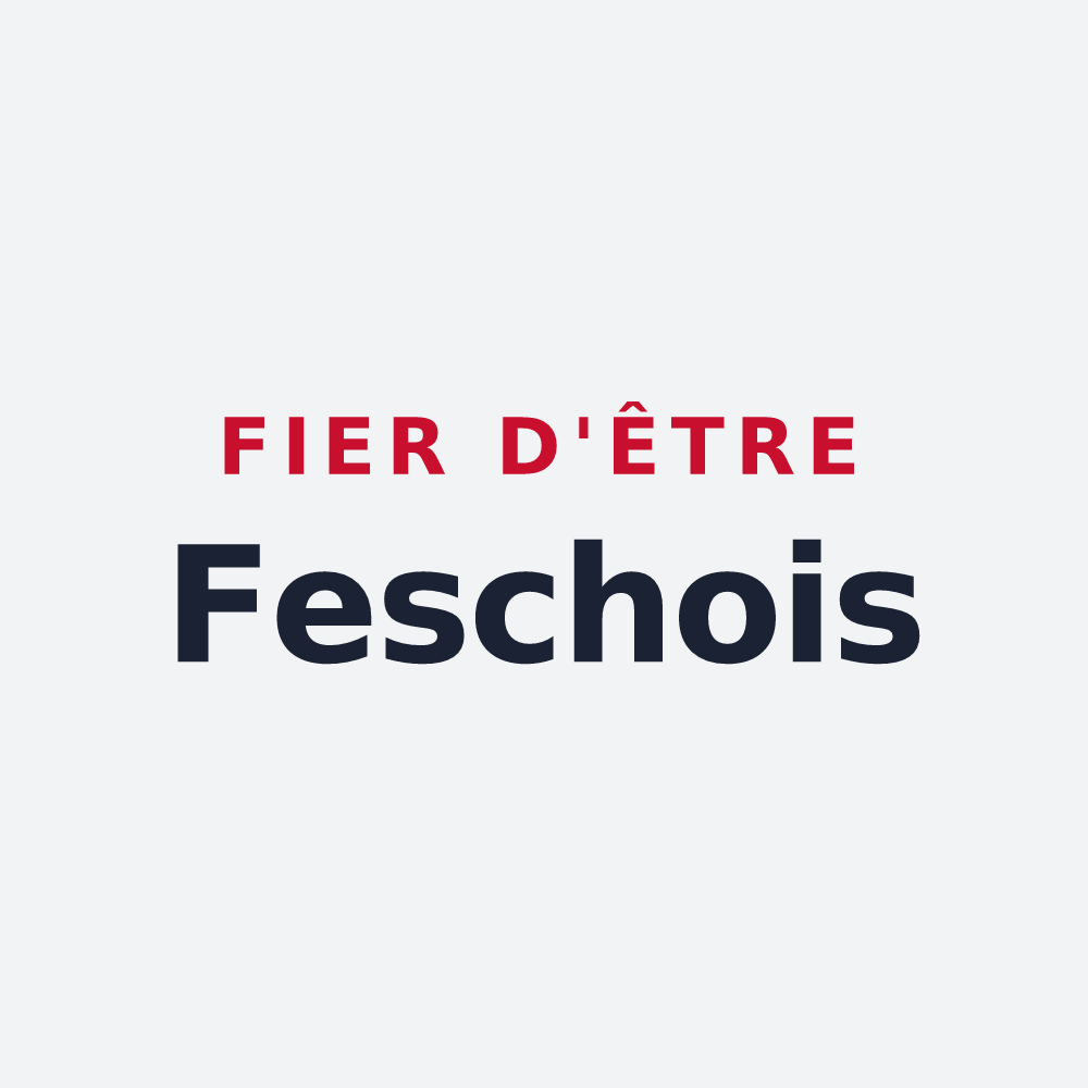 Poster « Fier d'être Feschois » — design pour Fesches-le-Châtel
