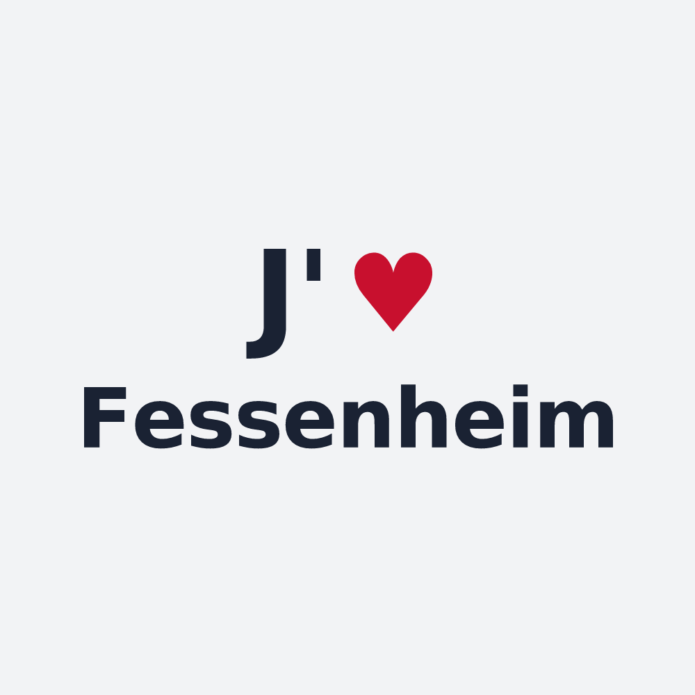 Poster personnalisé Fessenheim — design J'aime Fessenheim