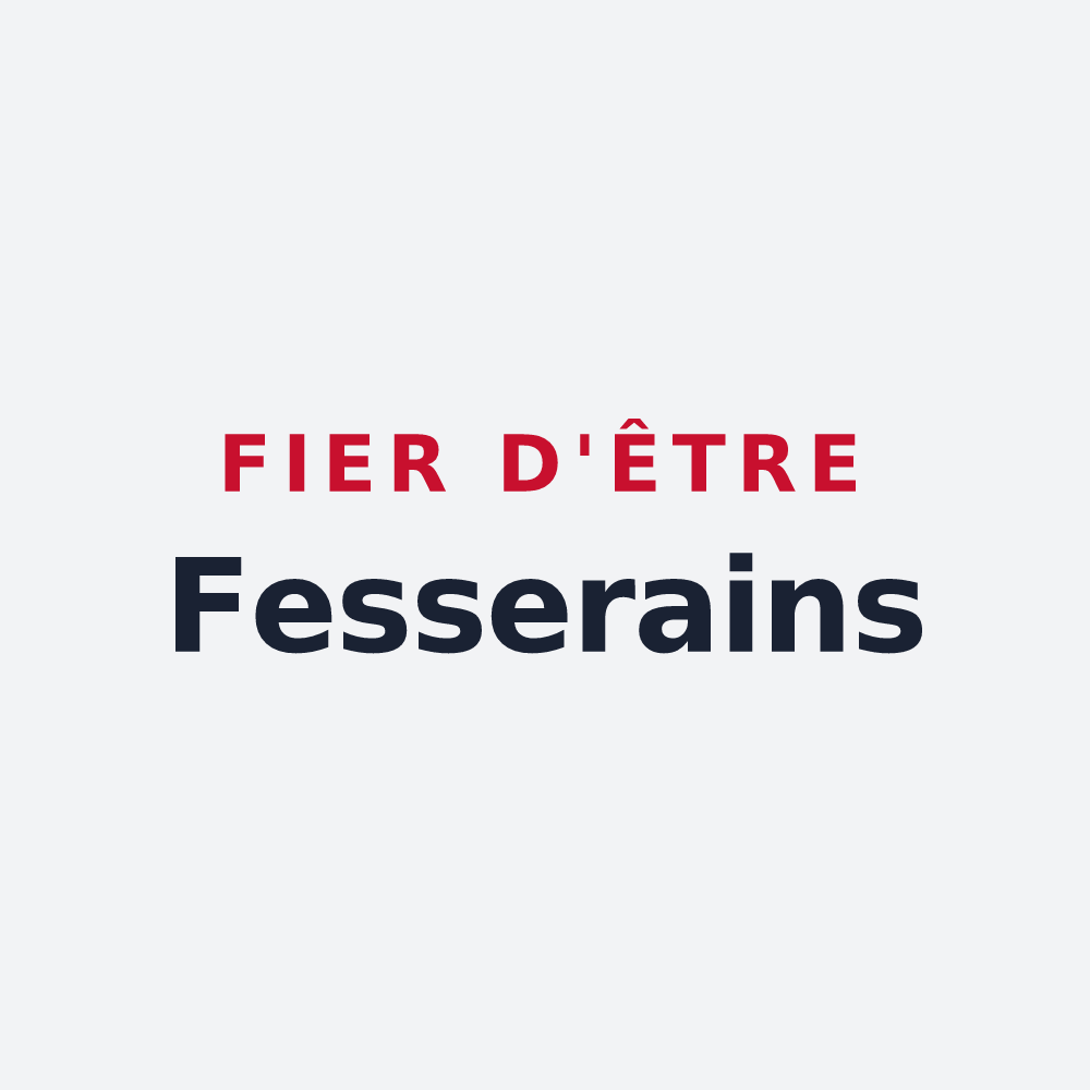 Poster « Fier d'être Fesserains » — design pour Fessy