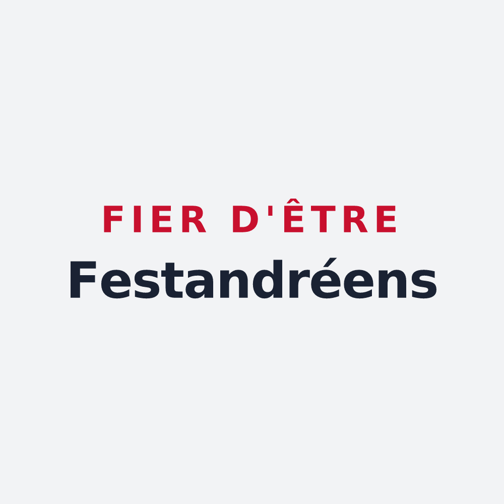 Poster « Fier d'être Festandréens » — design pour Festes-et-Saint-André